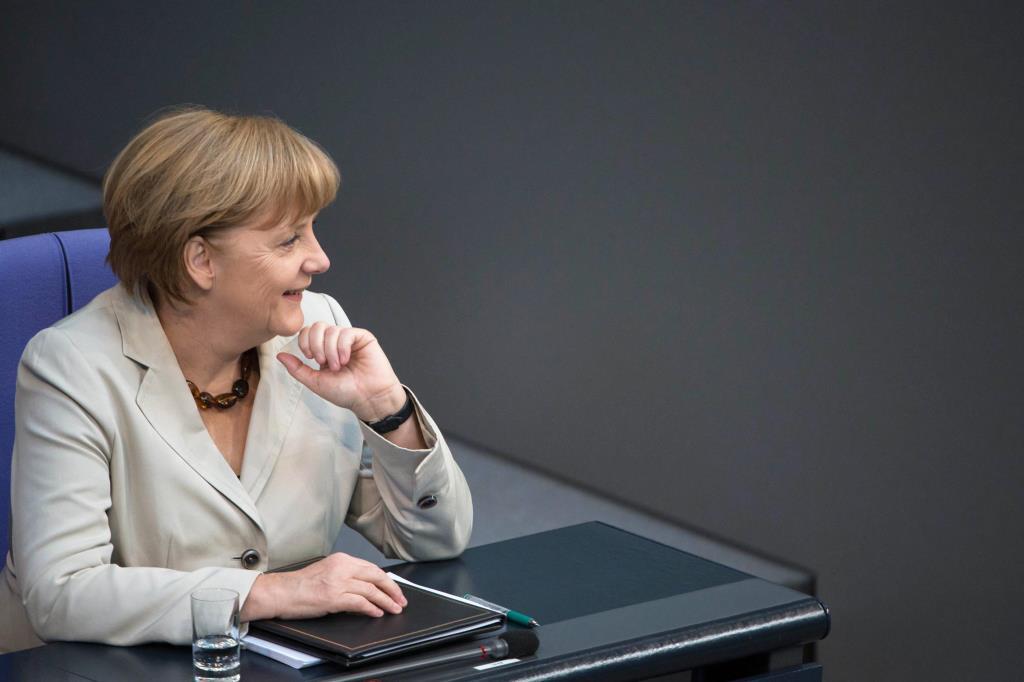 Bundeskanzlerin Angela Merkel watscht E-Auto-Quote ab