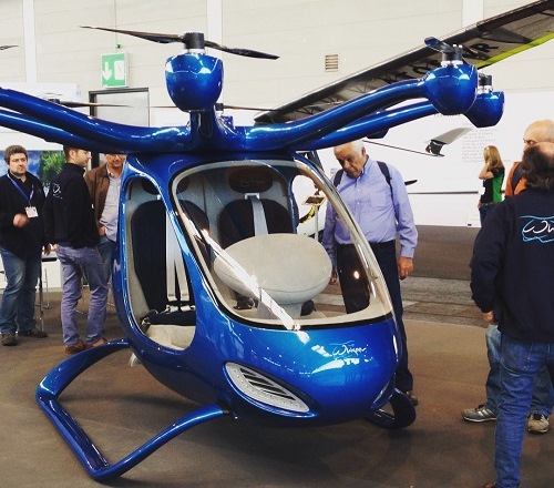Der elektrisch betriebene Helikopter Whisper soll 2020 auf den Markt kommen.