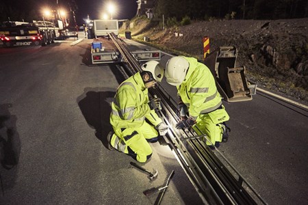 Erste elektrifizierte Straße in Schweden eröffnet