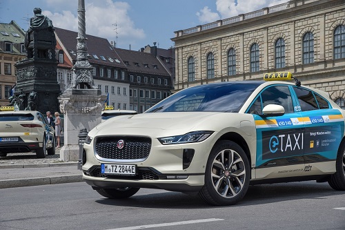 München setzt Jaguar I-Pace als Elektrotaxi ein
