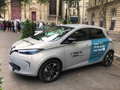 Renault und ADA starten E-Carsharing Moov´in in Paris
