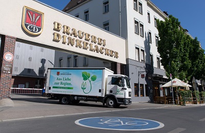 Stuttgarter Brauerei liefert mit Elektro-LKW aus