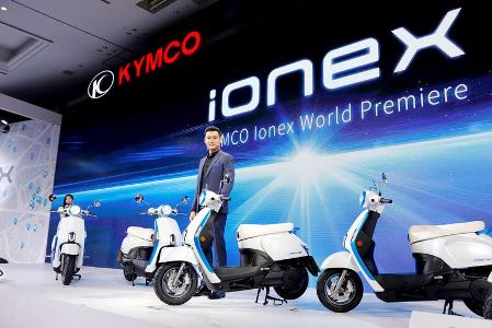 Kymco Ionex: Versorgungsinfrastruktur für Elektro-Roller