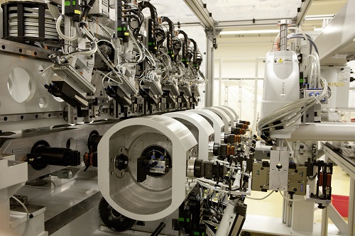 Wickelautomat Sechsfachspindler für die Großserienfertigung – bei Stückzahlen von bis zu einer Million.
