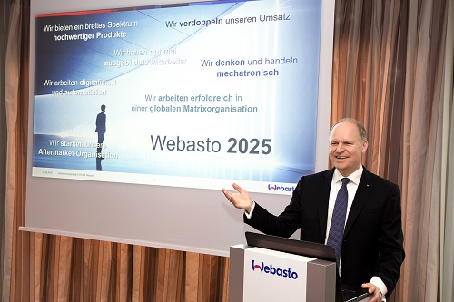 Webasto-Vorstandschef Dr. Holger Engelmann