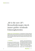 Herausforderung  Fahrzeugbatterien Fraunhofer Cover
